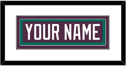 Anaheim Nameplate - Road Purple (1993-2006) - Signature Tier 1
