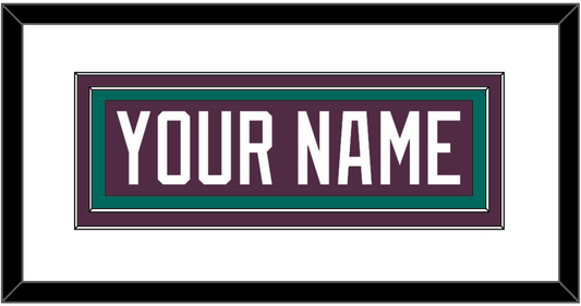 Anaheim Nameplate - Road Purple (1993-2006) - Signature Tier 1