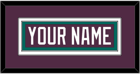 Anaheim Nameplate - Road Purple (1993-2006) - Signature Tier 2