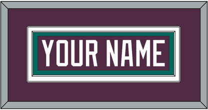 Anaheim Nameplate - Road Purple (1993-2006) - Signature Tier 2