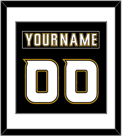 Anaheim Nameplate & Number (Back) Combined - Home Black (2006-2014) - Essential Tier 1