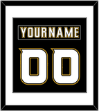 Anaheim Nameplate & Number (Back) Combined - Home Black (2006-2014) - Single Mat 1