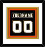 Anaheim Nameplate & Number (Back) Combined - Home Black (2006-2014) - Triple Mat 1