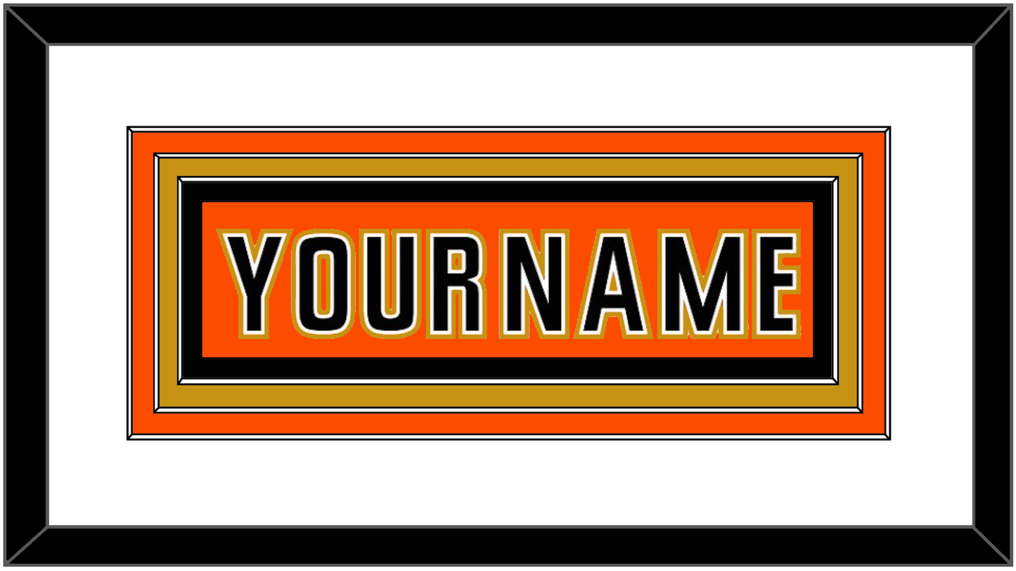 Anaheim Nameplate - 2014 Stadium Series Orange - Premier Tier 1