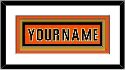 Anaheim Nameplate - 2014 Stadium Series Orange - Premier Tier 1