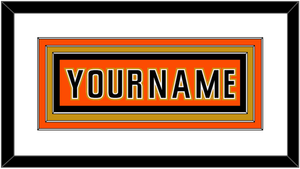 Anaheim Nameplate - 2014 Stadium Series Orange - Triple Mat 1