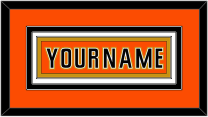 Anaheim Nameplate - 2014 Stadium Series Orange - Premier Tier 3