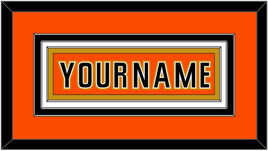 Anaheim Nameplate - 2014 Stadium Series Orange - Premier Tier 3