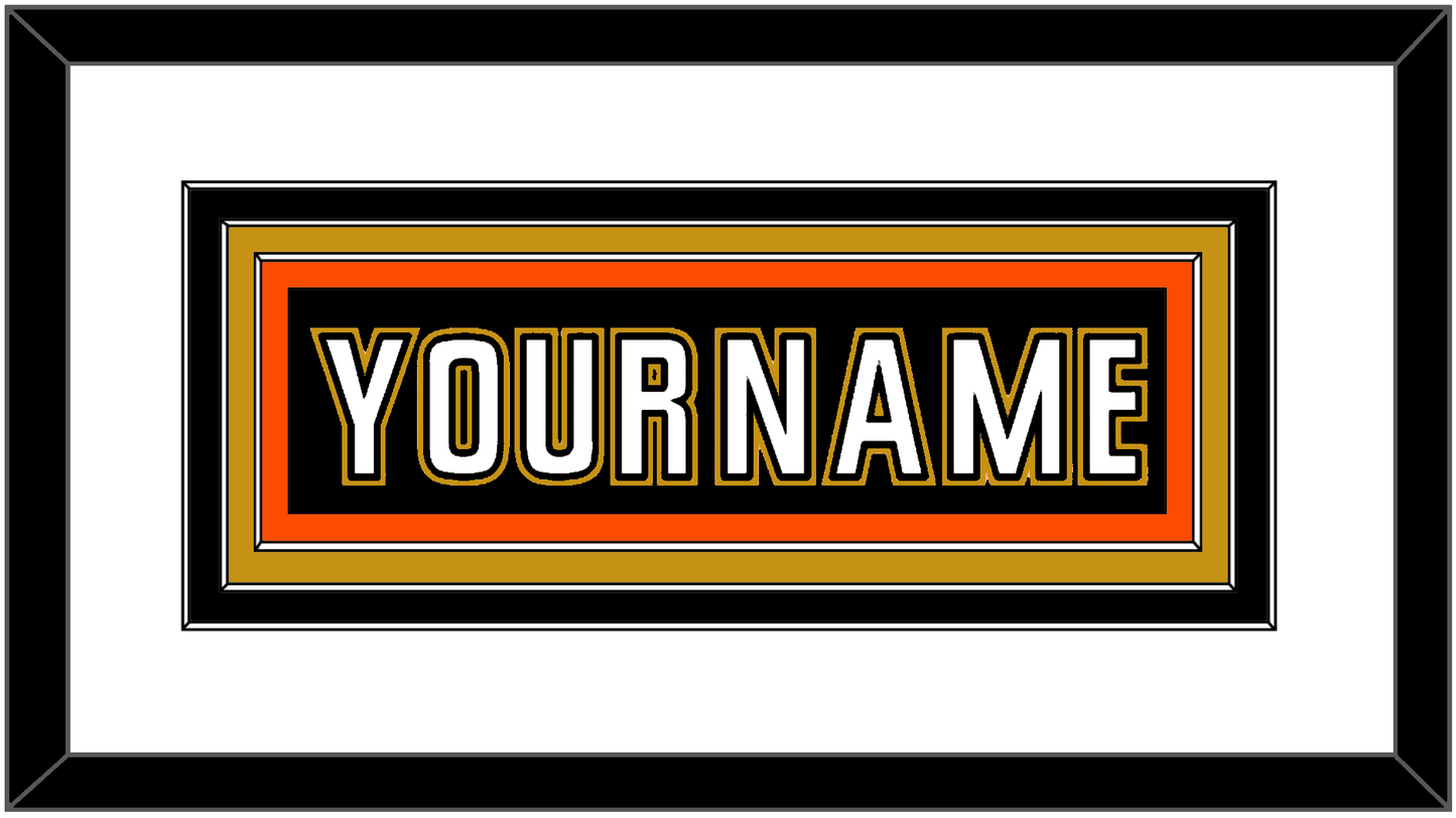 Anaheim Nameplate - Home Black (2006-2014) - Premier Tier 1