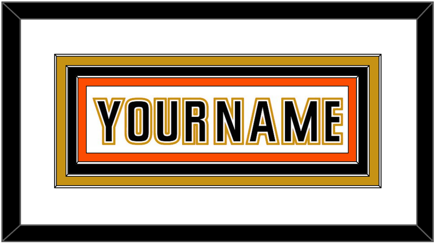 Anaheim Nameplate - Road White (2006-2014) - Premier Tier 1