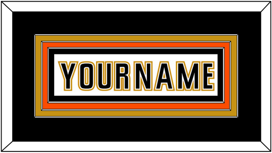 Anaheim Nameplate - Road White (2006-2014) - Premier Tier 2