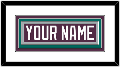 Anaheim Nameplate - Road Purple (1993-2006) - Premier Tier 1
