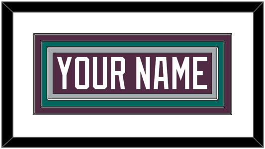 Anaheim Nameplate - Road Purple (1993-2006) - Premier Tier 1