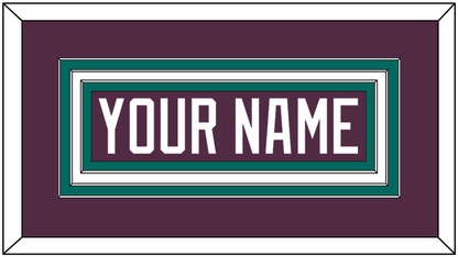 Anaheim Nameplate - Road Purple (1993-2006) - Premier Tier 2