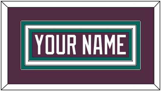 Anaheim Nameplate - Road Purple (1993-2006) - Premier Tier 2