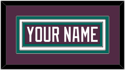 Anaheim Nameplate - Road Purple (1993-2006) - Premier Tier 2
