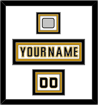 Anaheim Nameplate, Number (Shoulder) & 2007 Stanley Cup Finals Patch - Road White (2006-2014) - Premier Tier 1