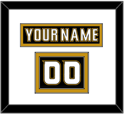 Anaheim Nameplate & Number (Shoulder) - Home Black (2006-2014) - Signature Tier 1