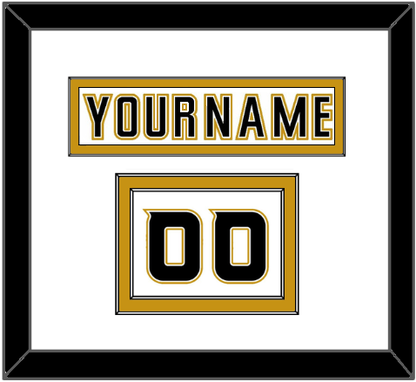 Anaheim Nameplate & Number (Shoulder) - Road White (2006-2014) - Signature Tier 1
