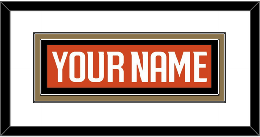 Anaheim Nameplate - Home Orange - Signature Tier 1