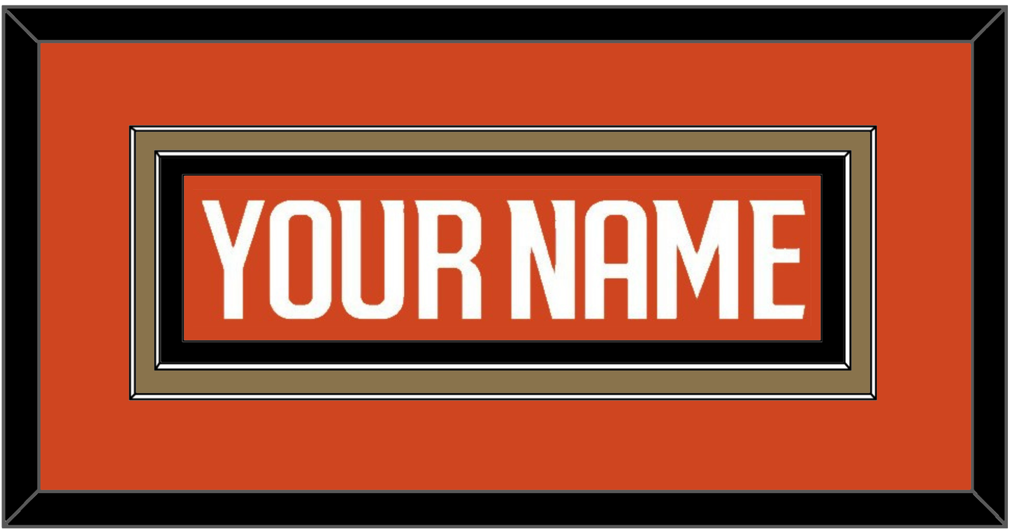 Anaheim Nameplate - Home Orange - Signature Tier 2