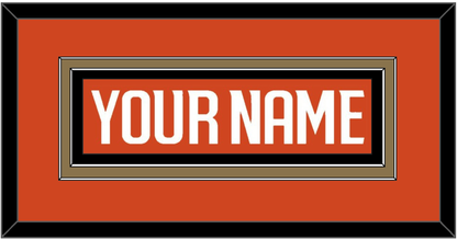 Anaheim Nameplate - Home Orange - Signature Tier 2