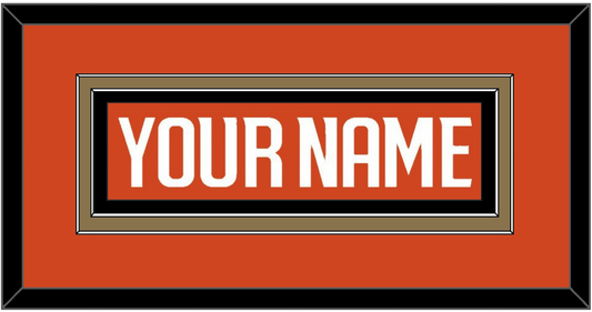 Anaheim Nameplate - Home Orange - Signature Tier 2