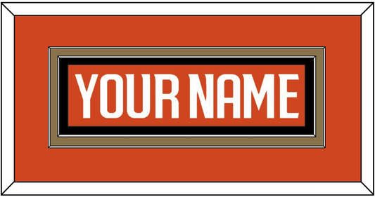 Anaheim Nameplate - Home Orange - Signature Tier 2