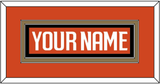 Anaheim Nameplate - Home Orange - Double Mat 2