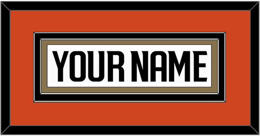Anaheim Nameplate - Road White - Signature Tier 2