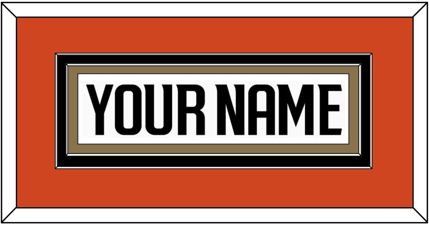 Anaheim Nameplate - Road White - Signature Tier 2