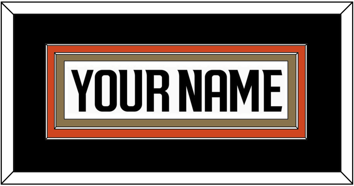 Anaheim Nameplate - Road White - Signature Tier 3