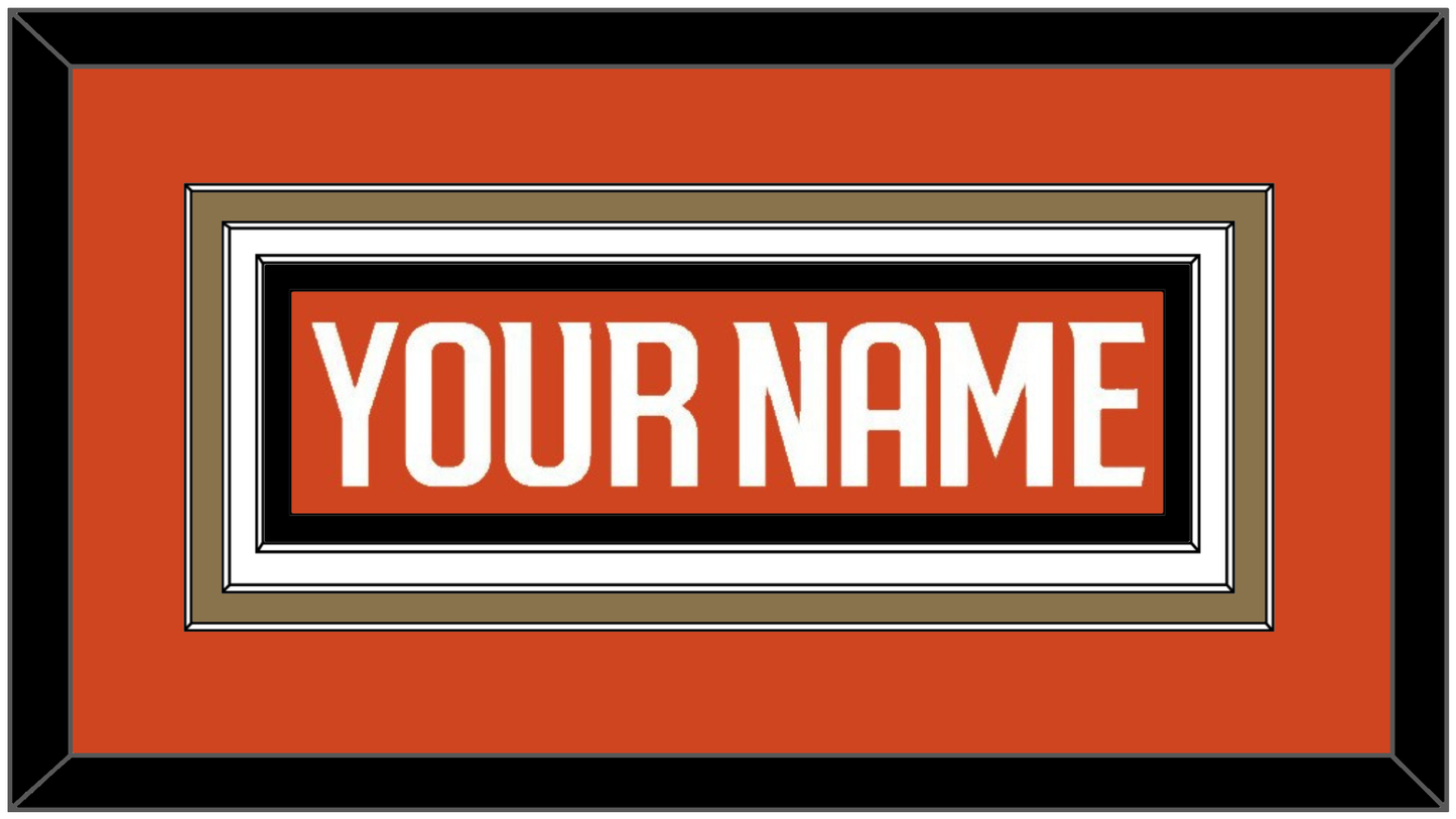 Anaheim Nameplate - Home Orange - Premier Tier 2