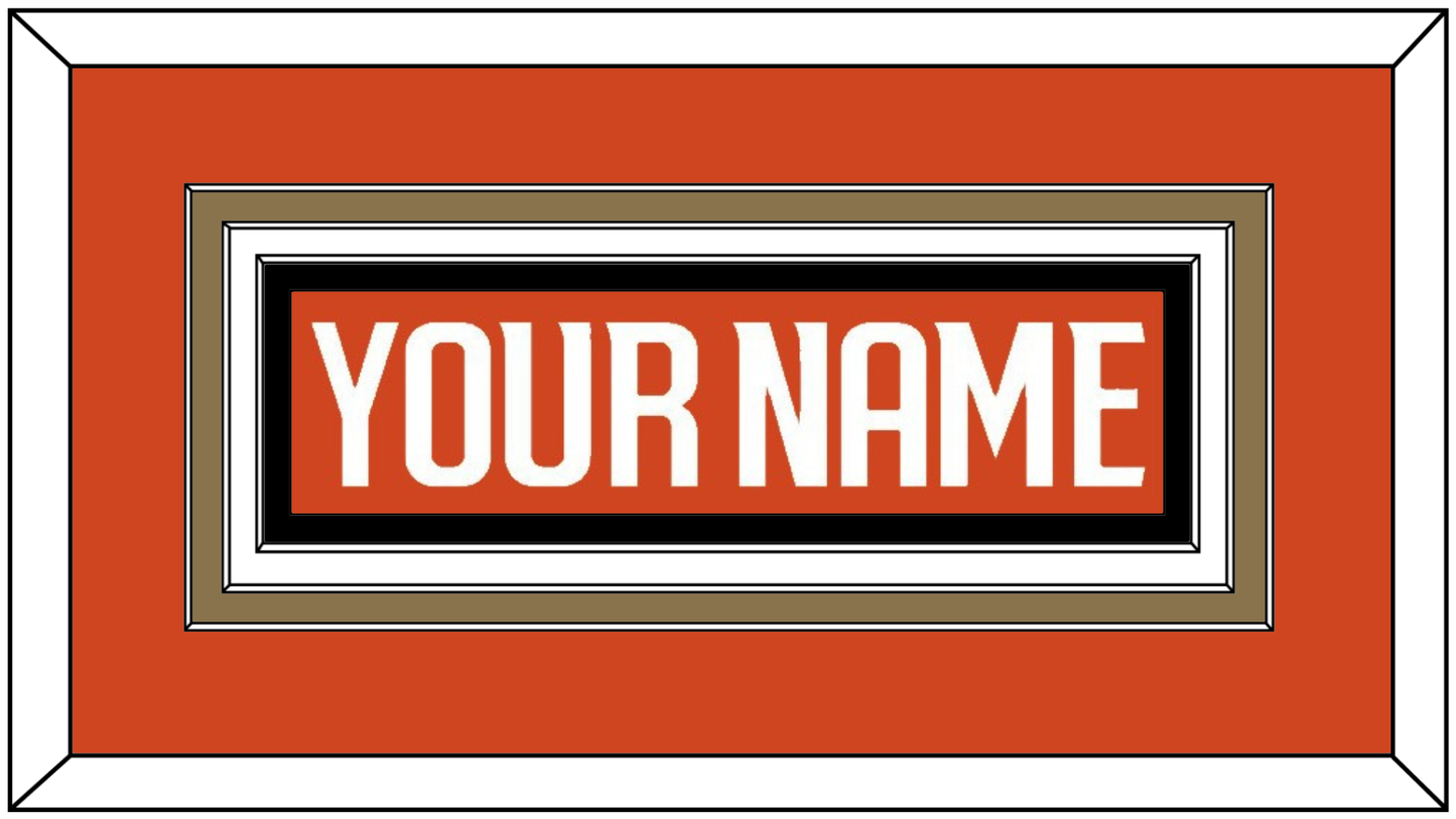 Anaheim Nameplate - Home Orange - Premier Tier 2