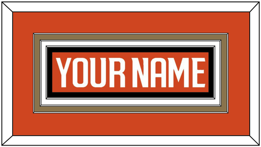 Anaheim Nameplate - Home Orange - Premier Tier 2