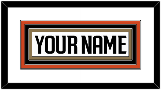 Anaheim Nameplate - Road White - Premier Tier 1