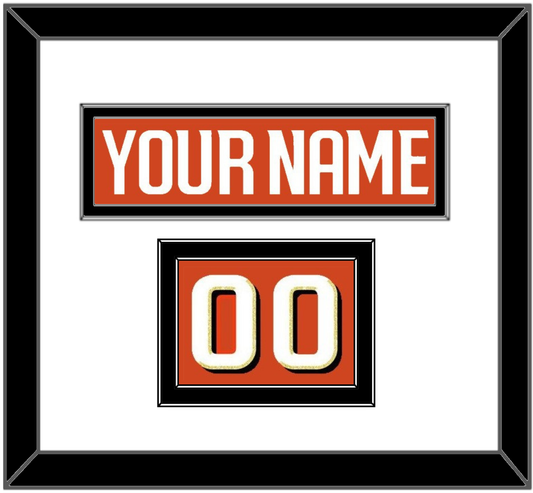 Anaheim Nameplate & Number (Shoulder) - Home Orange - Signature Tier 1