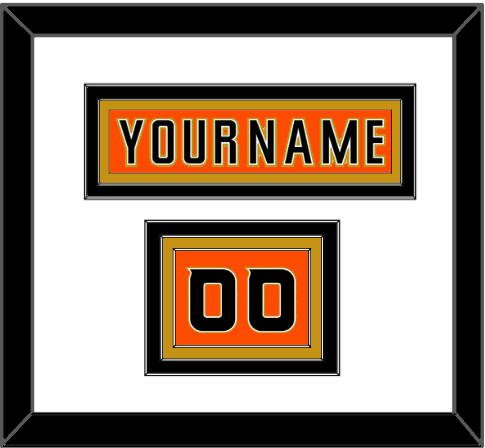Anaheim Nameplate & Number (Shoulder) - 2014 Stadium Series Orange - Premier Tier 1