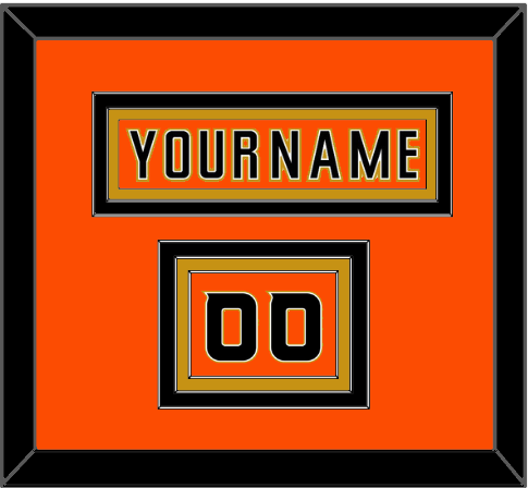 Anaheim Nameplate & Number (Shoulder) - 2014 Stadium Series Orange - Premier Tier 2