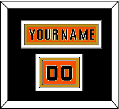 Anaheim Nameplate & Number (Shoulder) - 2014 Stadium Series Orange - Premier Tier 3
