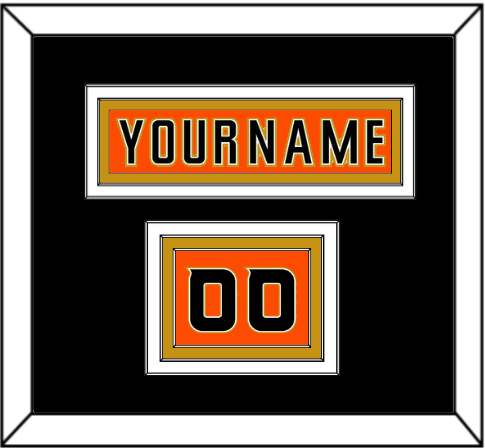 Anaheim Nameplate & Number (Shoulder) - 2014 Stadium Series Orange - Premier Tier 3