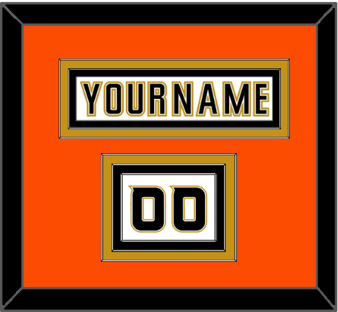 Anaheim Nameplate & Number (Shoulder) - Road White (2006-2014) - Premier Tier 4