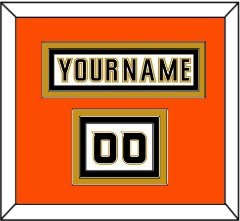 Anaheim Nameplate & Number (Shoulder) - Road White (2006-2014) - Premier Tier 4