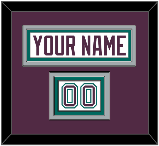 Anaheim Nameplate & Number (Shoulder) - Home White (1993-2006) - Premier Tier 2