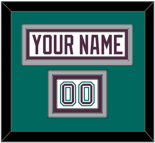 Anaheim Nameplate & Number (Shoulder) - Home White (1993-2006) - Premier Tier 3