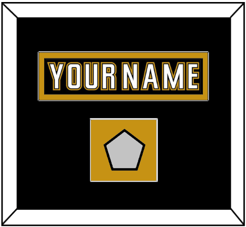 Anaheim Nameplate & Stanley Cup Champions Patch - Home Black (2006-2014) - Essential Tier 2