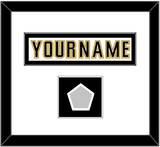 Anaheim Nameplate & Stanley Cup Finals Patch - Road White (2006-2014) - Single Mat 2