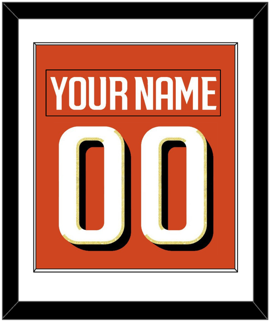 Anaheim Nameplate & Number (Back) Combined - Home Orange - Essential Tier 1