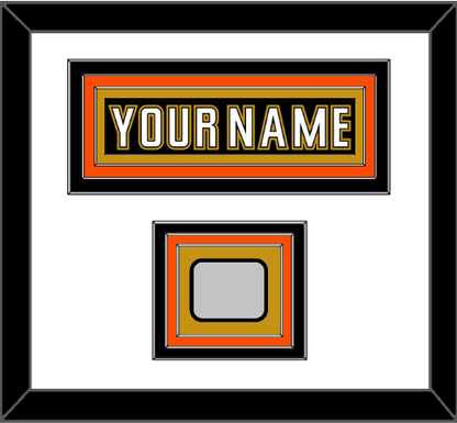 Anaheim Nameplate & Stanley Cup Champions Patch - Home Black (2006-2014) - Premier Tier 1