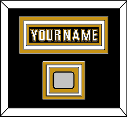 Anaheim Nameplate & Stanley Cup Champions Patch - Home Black (2006-2014) - Premier Tier 2